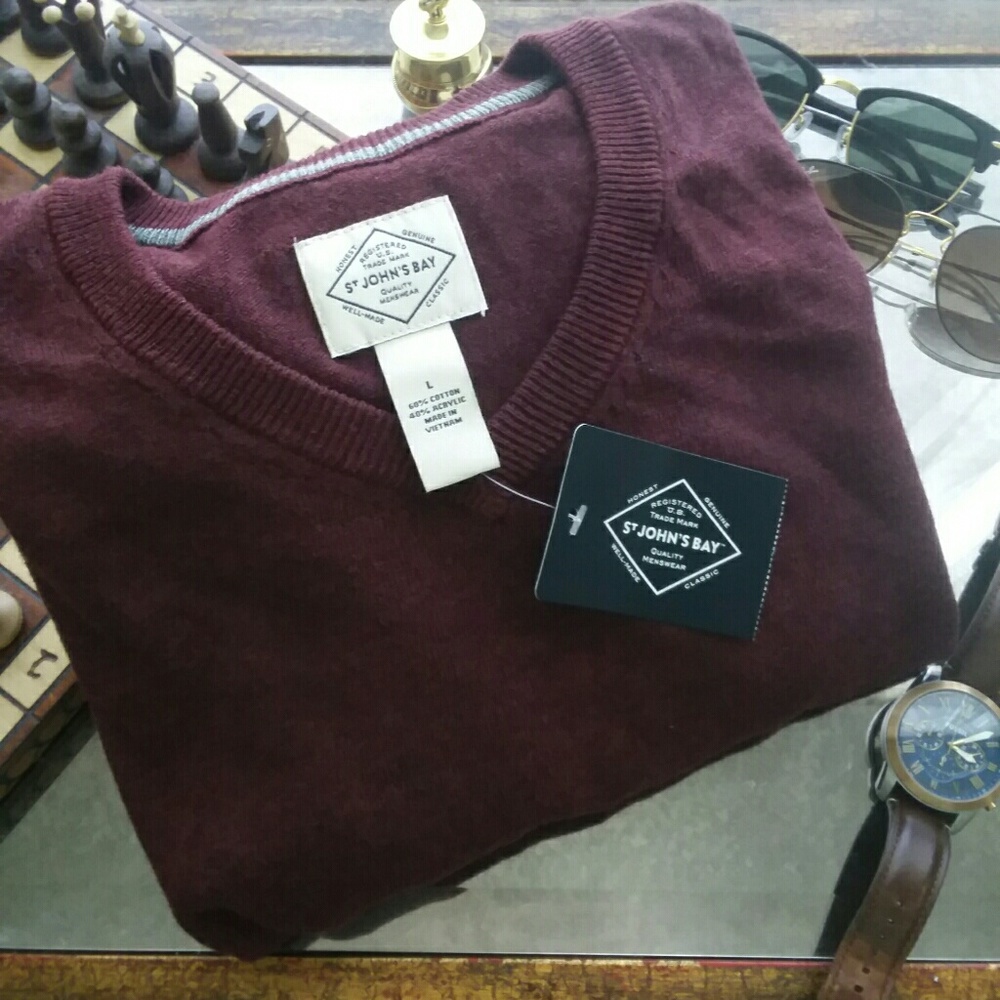 Mens • St. John's Bay • Pullover Sweater